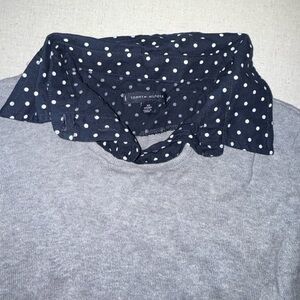 Tommy hilfiger polka dot grey sweater